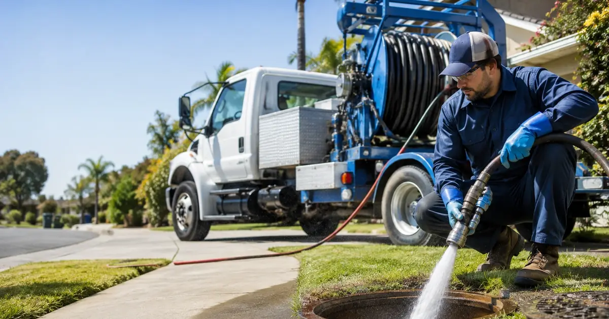 Hydro jet sewer cleaning Belmont